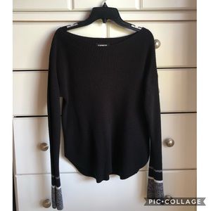 Express circle hem sweater